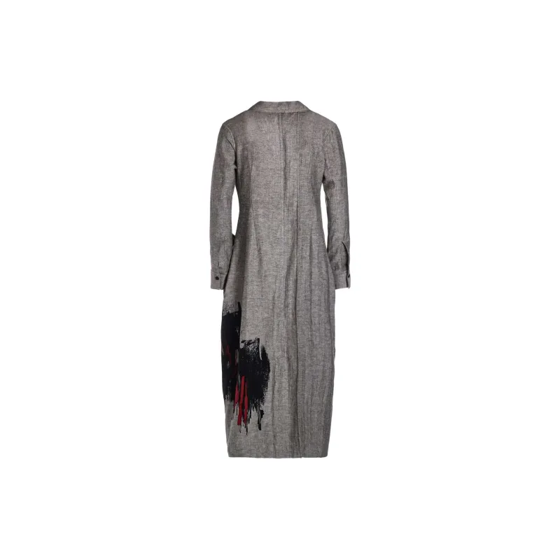 Yohji Yamamoto Y's FW24 Long-Sleeved Dresses Women's Gray-1