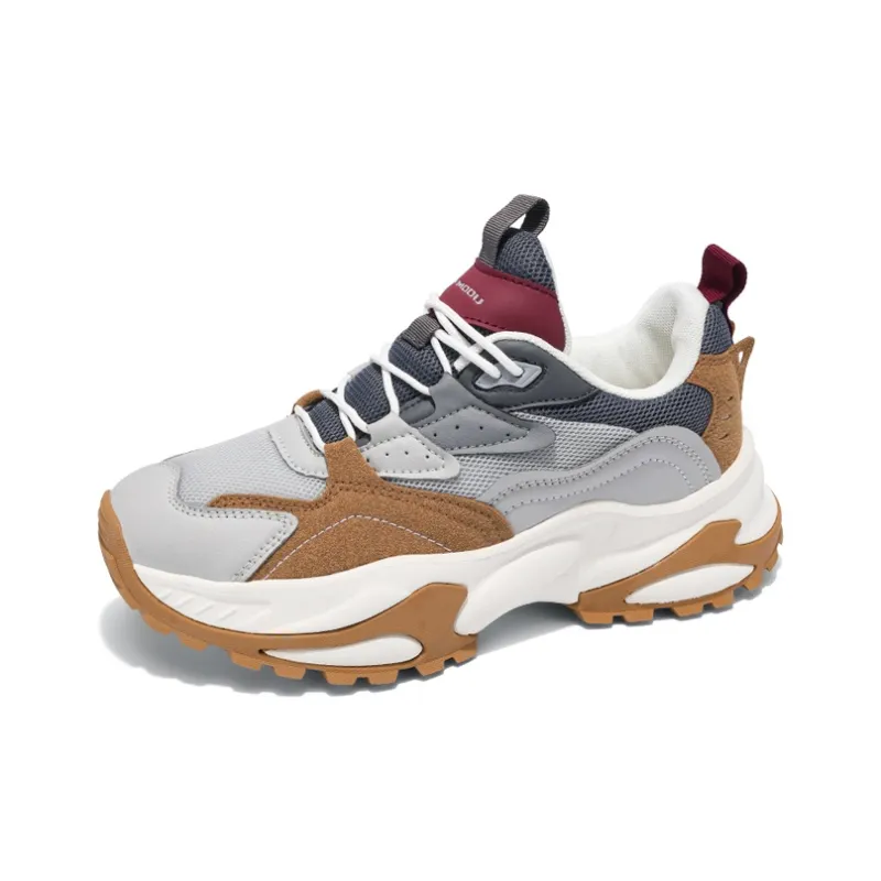 KYMOOU Cushioning Height Increasing Wear-Resistant Slip-Resistant Low-Top Chunky Sneakers Unisex-10