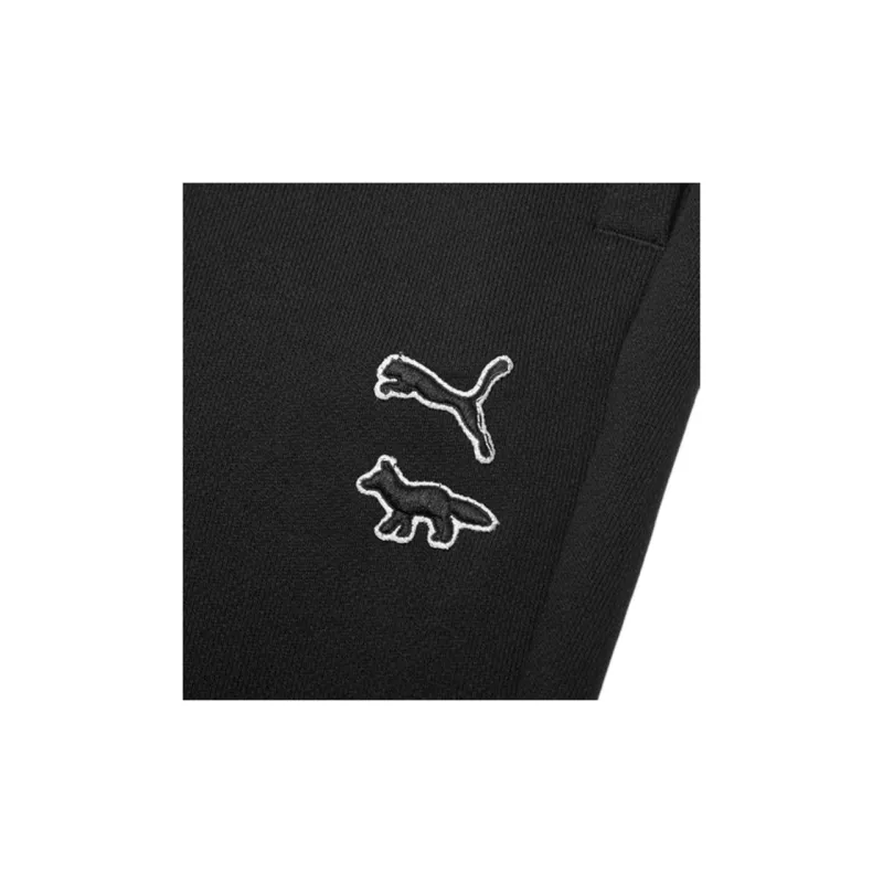 Maison Kitsune X PUMA Casual Pants Unisex Black-3