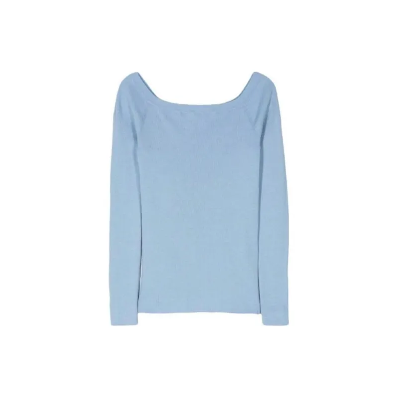 PAROSH Sweater Women's Light Blue-1