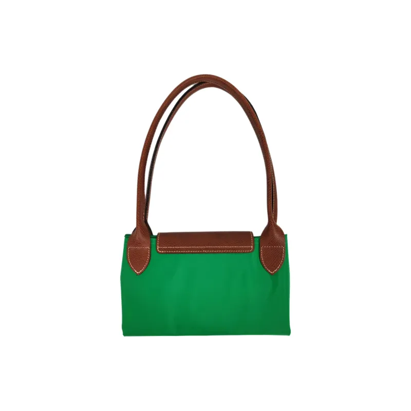 LONGCHAMP Recycled Canvas Dumpling Bag Handbags Women's Emerald Green-6