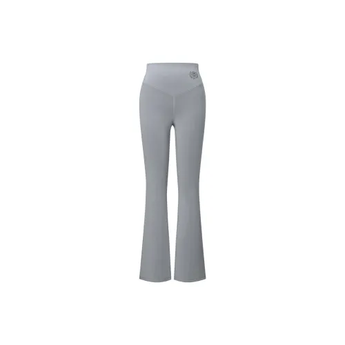 Reebok Knitted Sports Pants Women's Light Heather Gray