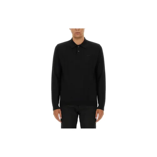 A.P.C Polo Shirts Men Black