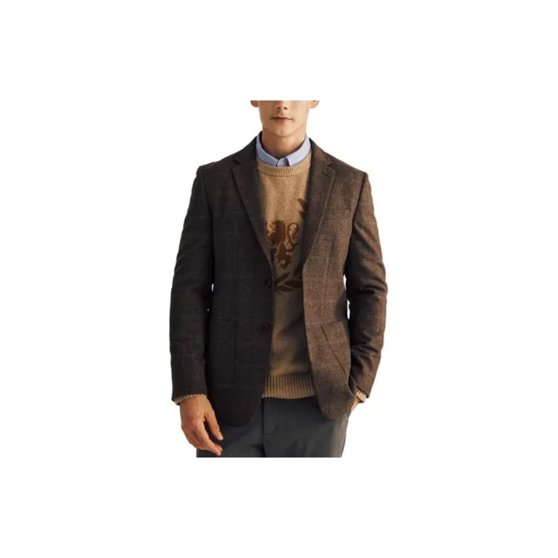 SCOFIELD Business Suits Men Brown-3