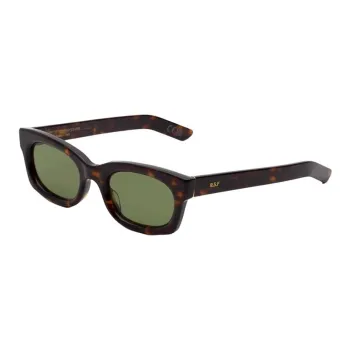 Retrosuperfuture Plate Frame Rectangular Eyeglass Frames Unisex Tortoiseshell