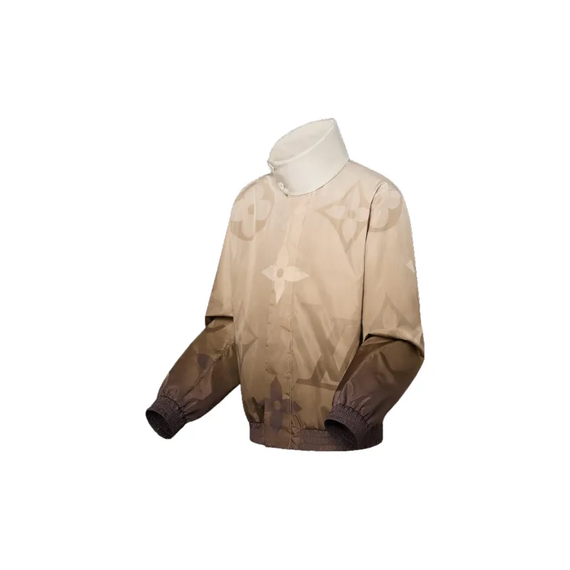 LOUIS VUITTON Monogram Printed Light Nylon Windbreaker-2