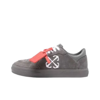 OFF WHITE New Low Vulcanized Lace Up Sneakers