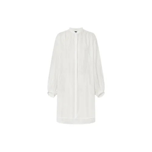 MO&CO Long-Sleeved Dresses Women's Raw White