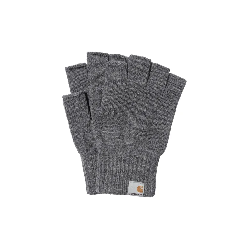 Carhartt WIP Acrylic Fabric Knit Gloves Unisex Gray-1