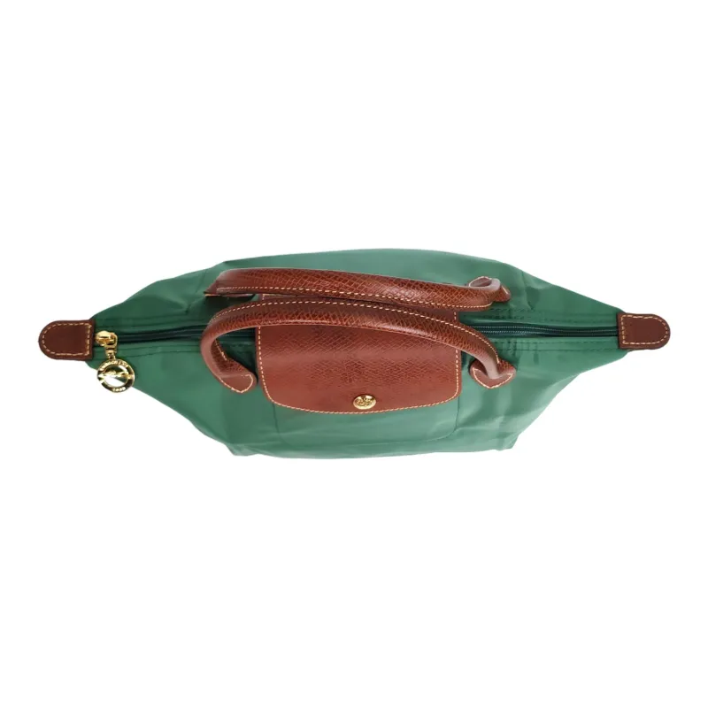 LONGCHAMP Le Pliage Polyamide Canvas With Leather Dumpling Bag Handbags Small Size Women's Sage-4