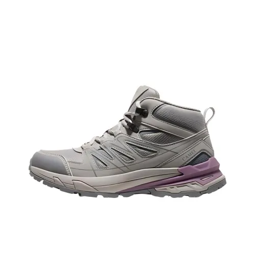 CAMEL Outdoor Shoes Women's High-Top Gray Pink