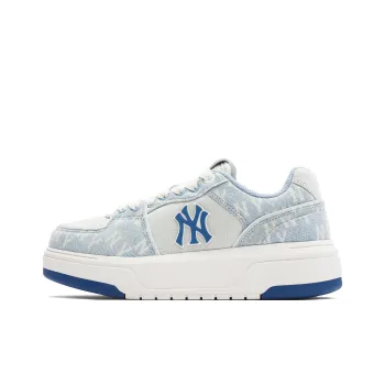 MLB Chunky Liner Wear Resistant Low Top Skateboard Shoes Unisex Sky Blue