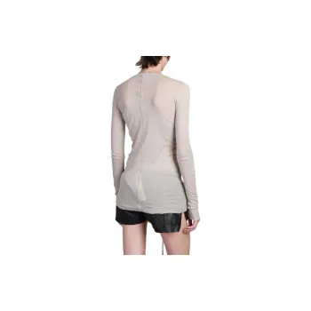 RICK OWENS Long Sleeved Sheer T Shirt