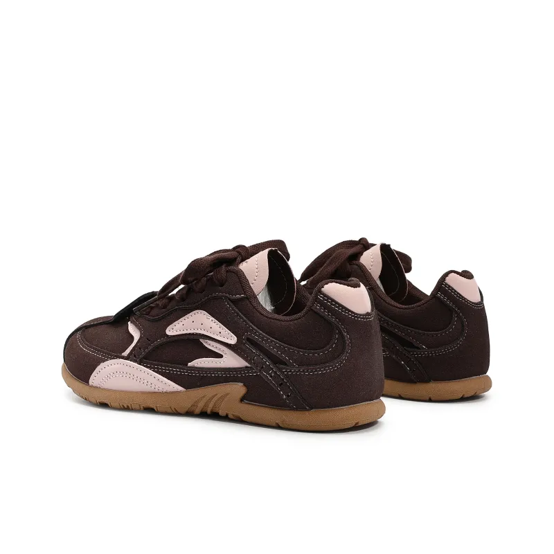 Feiyue Skateboard Shoes Women's Low Top Brown/Khaki-19