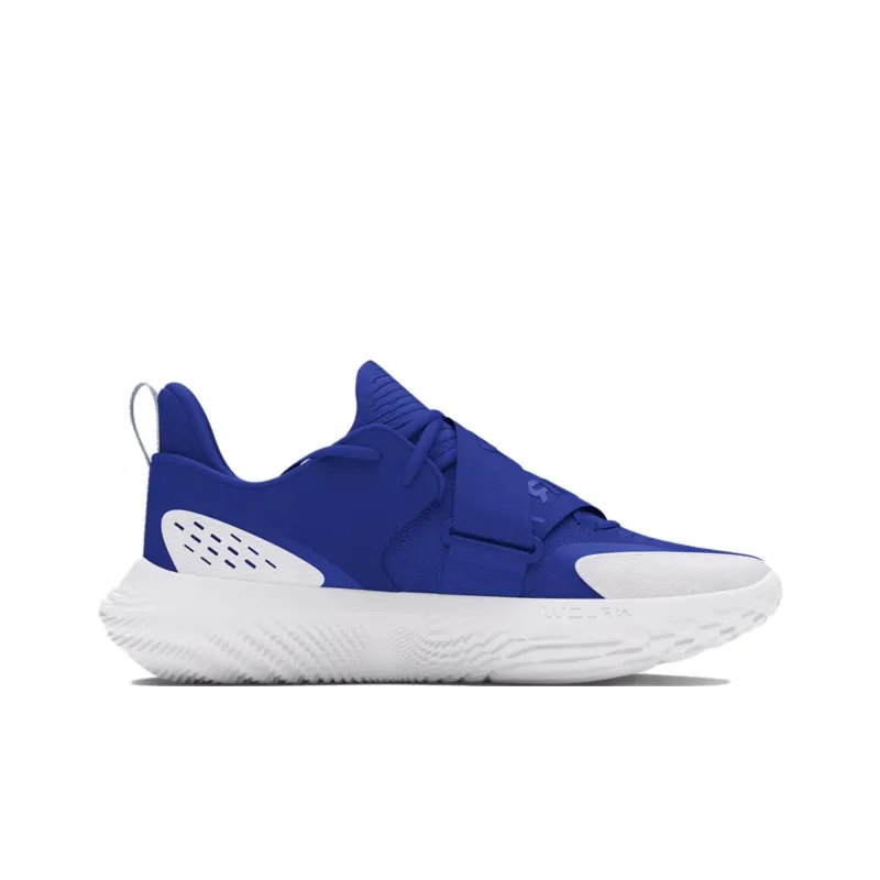 Under Armour Anti Slip Wear Resistant Low Top Basketball Shoes Unisex Royal Blue-1