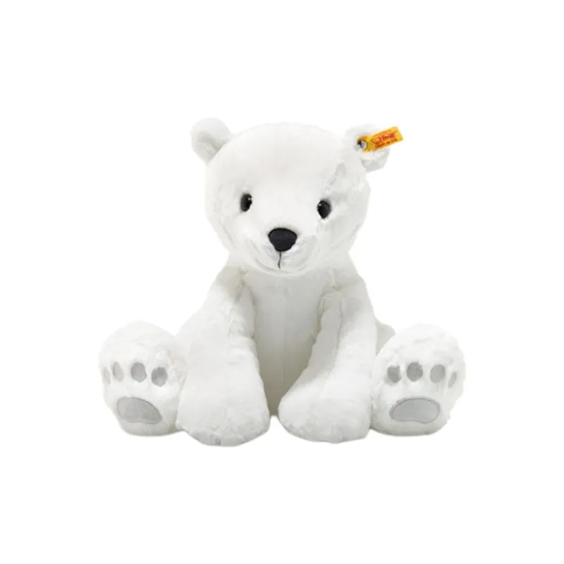 Steiff Animal Steiff Lasse Polar Bear, Toy, White 62643 Dolls Plush Doll 28cm/35cm/18cm Height-0