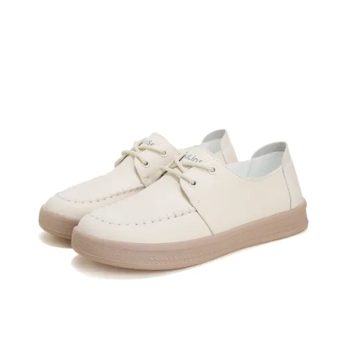 Mulinsen Nurse Shoes Loafers Women's Beige