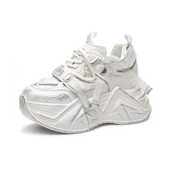 Shoe Cabinet Floral Language Low Top Chunky Sneakers Women's