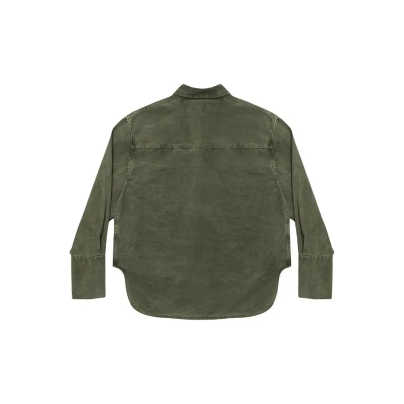 GOOD BAI Series 916 Shirts Unisex Army Green-1