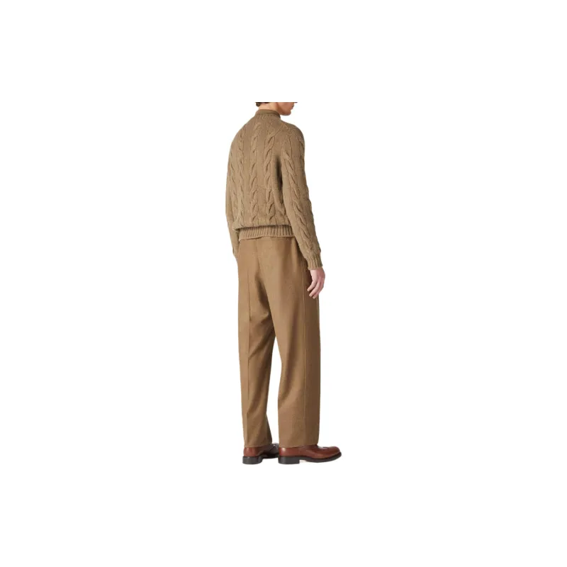 Loro Piana FW24 Cashmere Sweater Men's Yellow-3