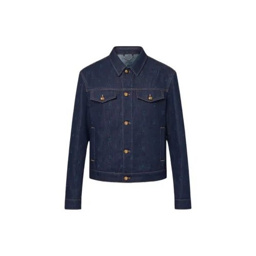 LOUIS VUITTON Denim Jackets Men Blue