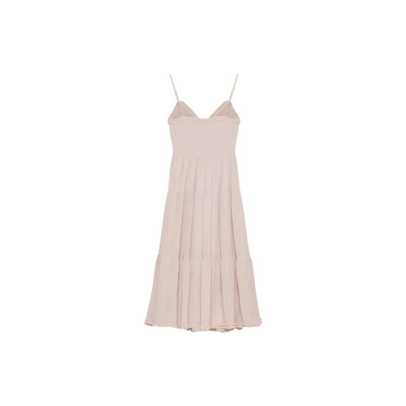 ARITZIA Wilfred Tuberose Dress Slip Dresses Women's Bow Pink/Bowknot Pink-1