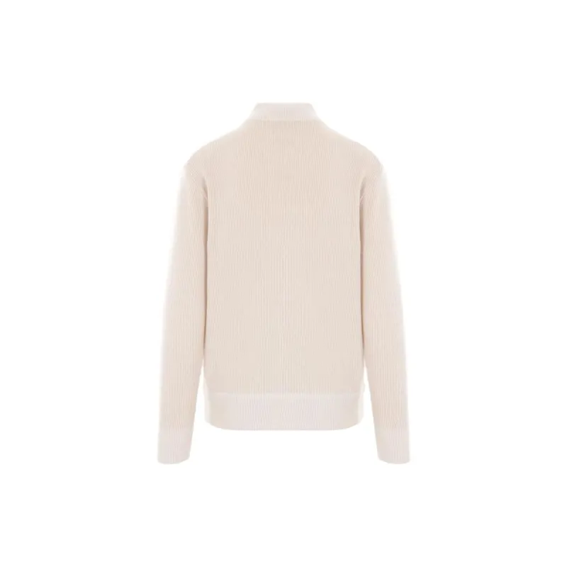 LARDINI Ribbed Cardigan-1