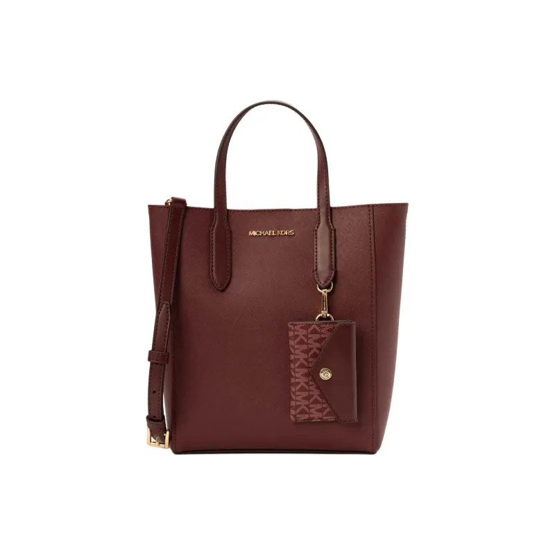 MICHAEL KORS Cow Leather Shoulder Bag, Crossbody Bag, Handbag Trumpets Women's Dark Red-0