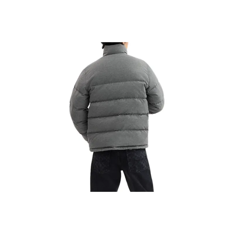 COACH FW24 Down Jacket Men's Dark Lime Gray-2