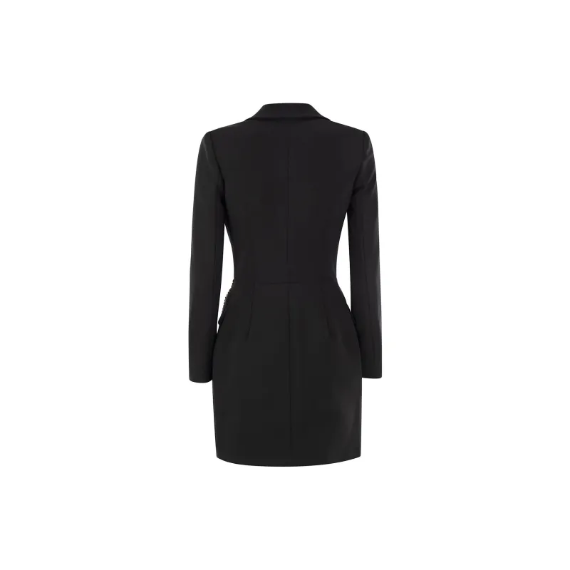 Elisabetta Franchi Belted Stretch Coat Dress-1