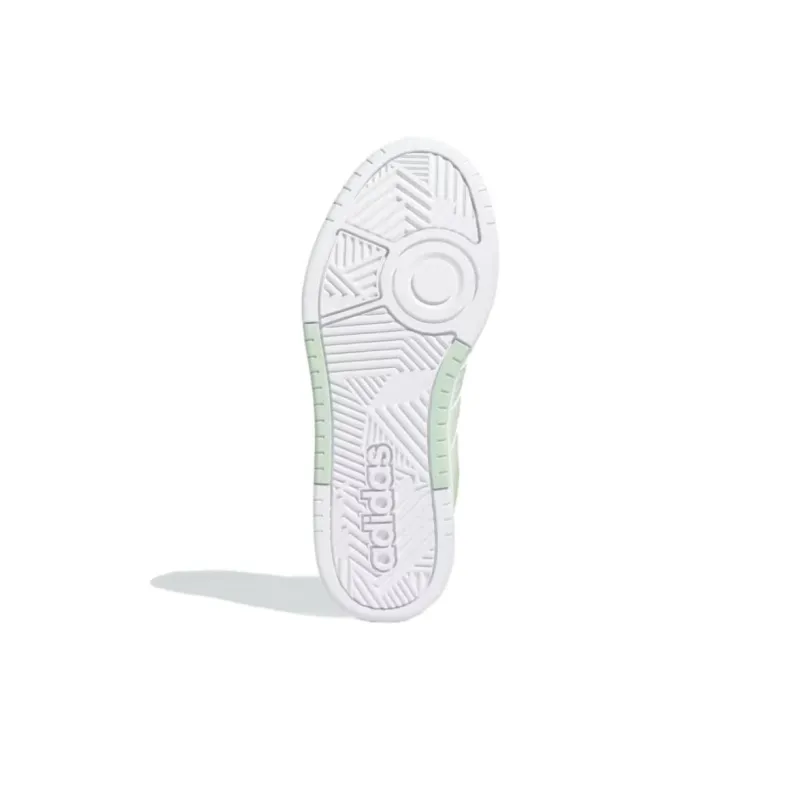 Adidas Hoops 3.0 Bold Linen Green Cloud White Women's-4