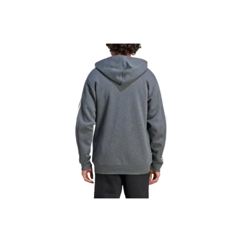 Adidas Essentials Fleece 3 Stripes Full Zip Hoodie-2