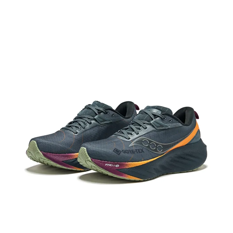 Saucony Triumph 22 Gore Tex Mirage Navy Women's-2