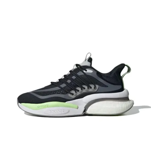 Adidas ALPHABOOST V1 Wear-Resistant Impact-Resistant Low-Top Casual Running Shoes Unisex Black