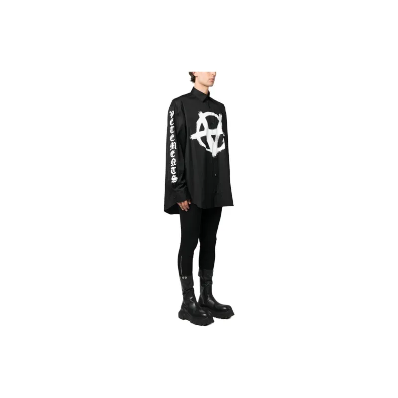 Vetements Graphic print Cotton Shirt-3