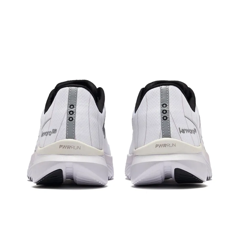 Saucony Coverage Moisture Wicking Breathable Low Top Running Shoes Men's White-4