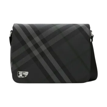 Burberry Polyamide Shoulder Bag Crossbody Bag Men's Charcoal