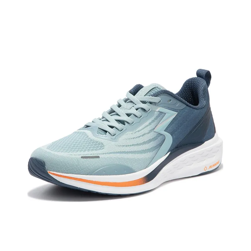 361° FlyFish 1 Abrasion Resistant Breathable Low Top Casual Running Shoes Men's Blue-1