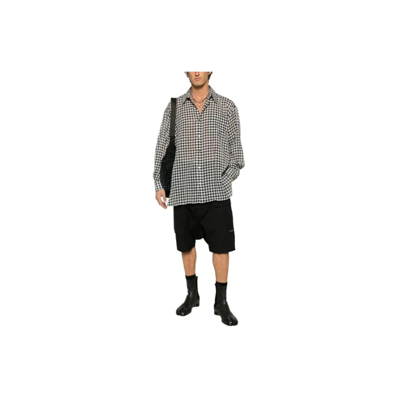 OUR LEGACY Darling Checkerboard-print Shirt-1