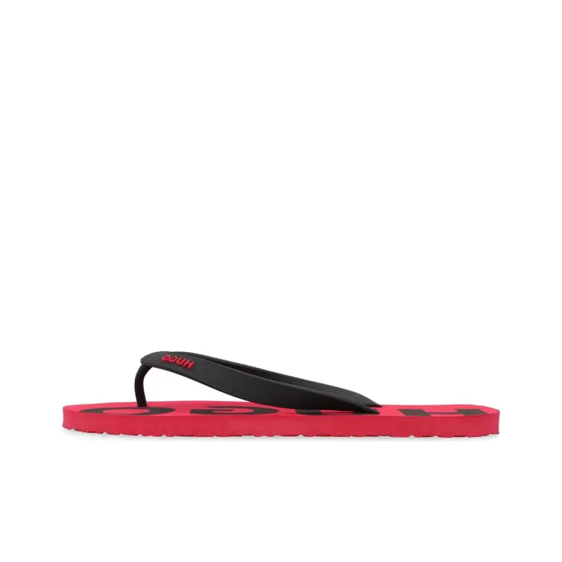 HUGO BOSS Flip Flops Men's Black Red-0