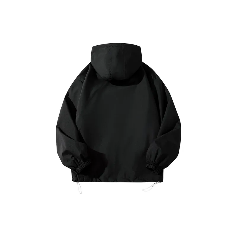 RED DRAGONFLY Windbreaker Jacket Unisex Black-1