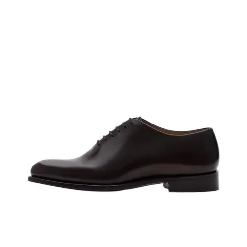 CHURCH'S Dress Shoes Men Low-Top Red Brown