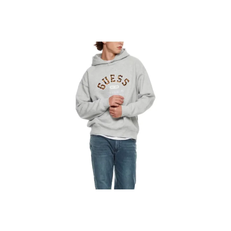 GUESS Sweatshirt Unisex Heather Gray-4