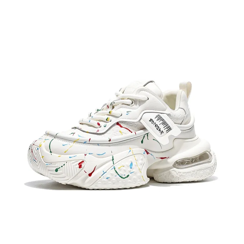 MOERBAI Spacewalk Series Cushioned Wear-Resistant Lightweight Height Increasing Low-Top Chunky Sneakers Men's-4