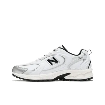 New Balance NB 530 Anti Slip Wear Resistant Low Top Running Shoes Unisex White