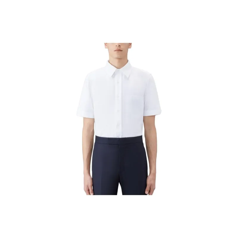 THOM BROWNE Short Sleeved Buttoned Shirt-4