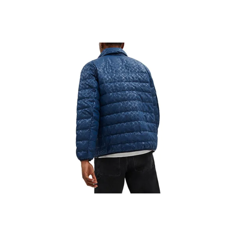 COACH FW24 Down Jacket Men's Blue-2