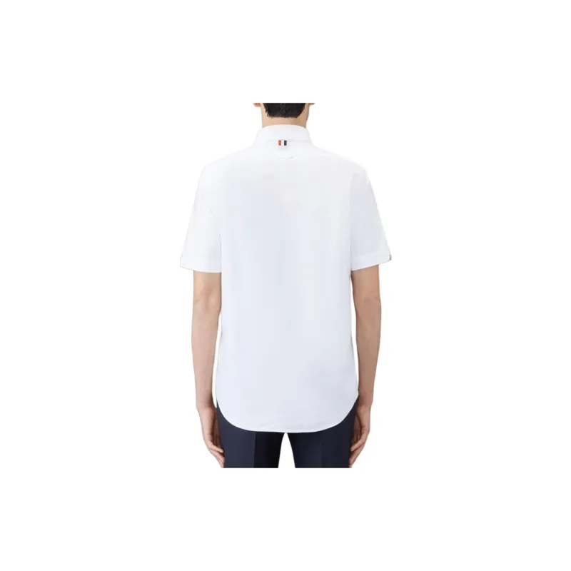 THOM BROWNE Short Sleeved Buttoned Shirt-5