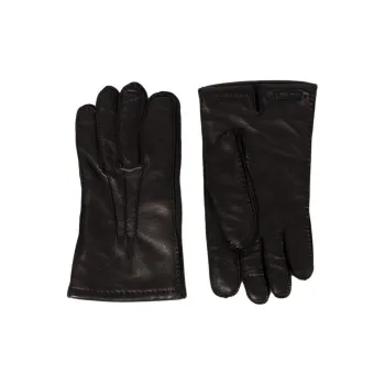 MIU MIU Nappa Leather Gloves Women's Black