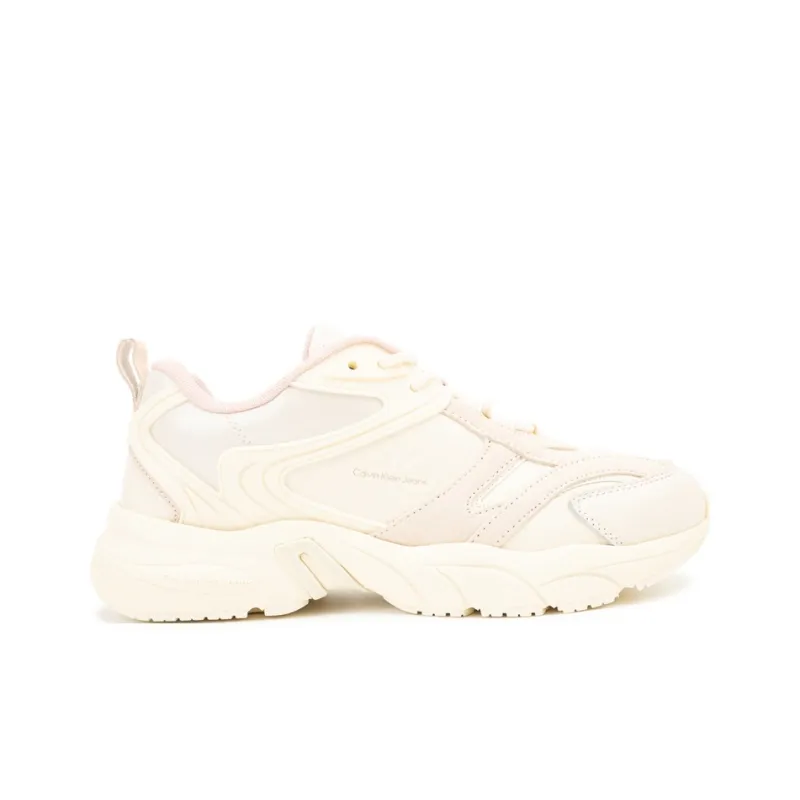 CALVIN KLEIN Low-Top Casual Shoes Women's Cow Ivory-1